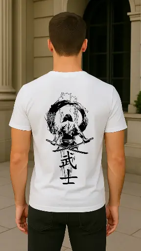 Regular Fit- Warrior Half Sleeves T-shirt	​ 